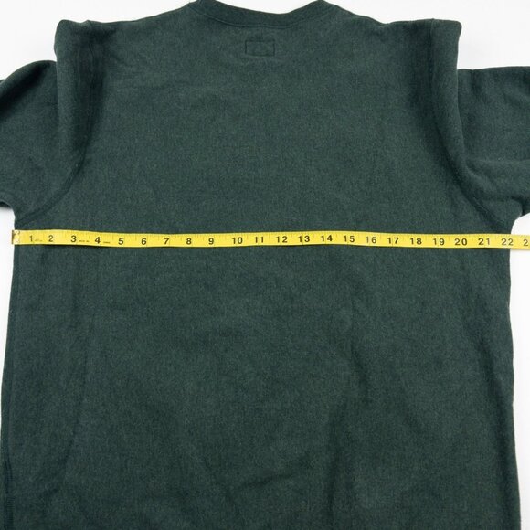 Noah NY Sweatshirt Men's Large Embroidered Horse Knight Crewneck Green New York - Picture 11 of 12